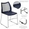 Flash Furniture Navy Plastic Stack Chair RUT-498A-NY-GG - alternate 10